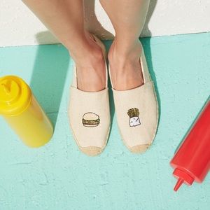 Soludos Jason Polan Burger & Fries Espadrille Flat